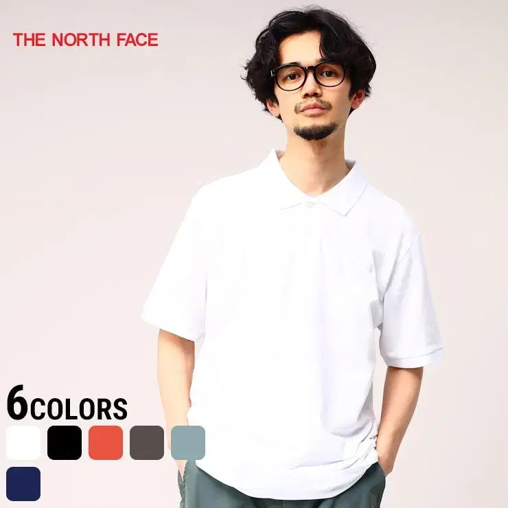 THE NORTH FACE white pk shirt