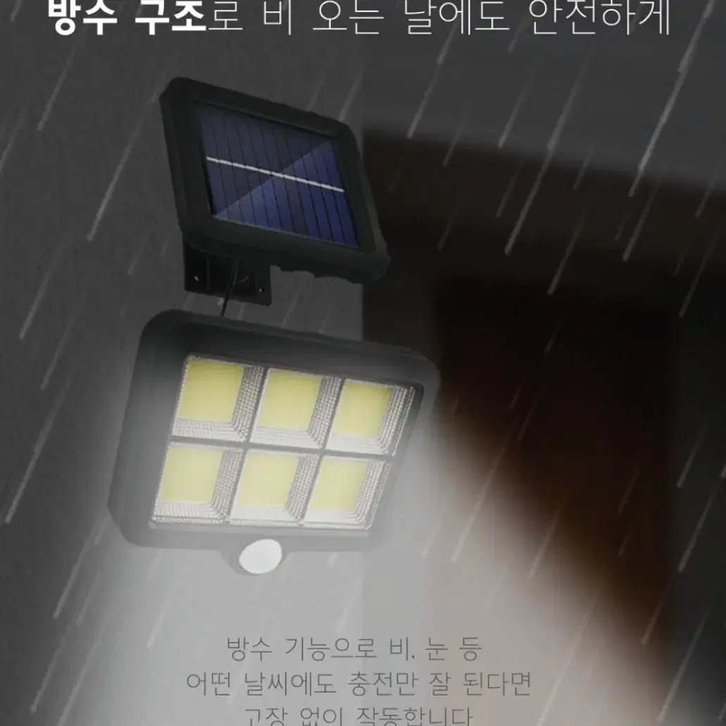 새제품 분리형 태양광 가로등 센서등 캠핑 조명 LED 벽등