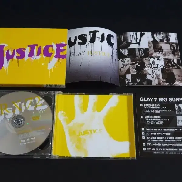 GLAY 글레이 12집 앨범 JUSTICE (CD+DVD) 한정반