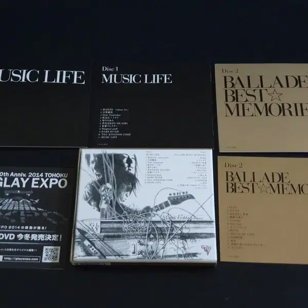 GLAY 글레이 14집 앨범 MUSIC LIFE (2CD) 한정반