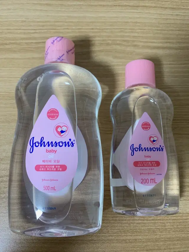 [새것]존슨즈 베이비 오일 500ml/200ml