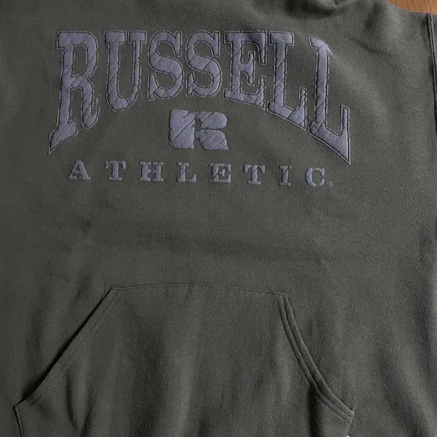 USA 90s Russell Athletic 후드 L (Green)