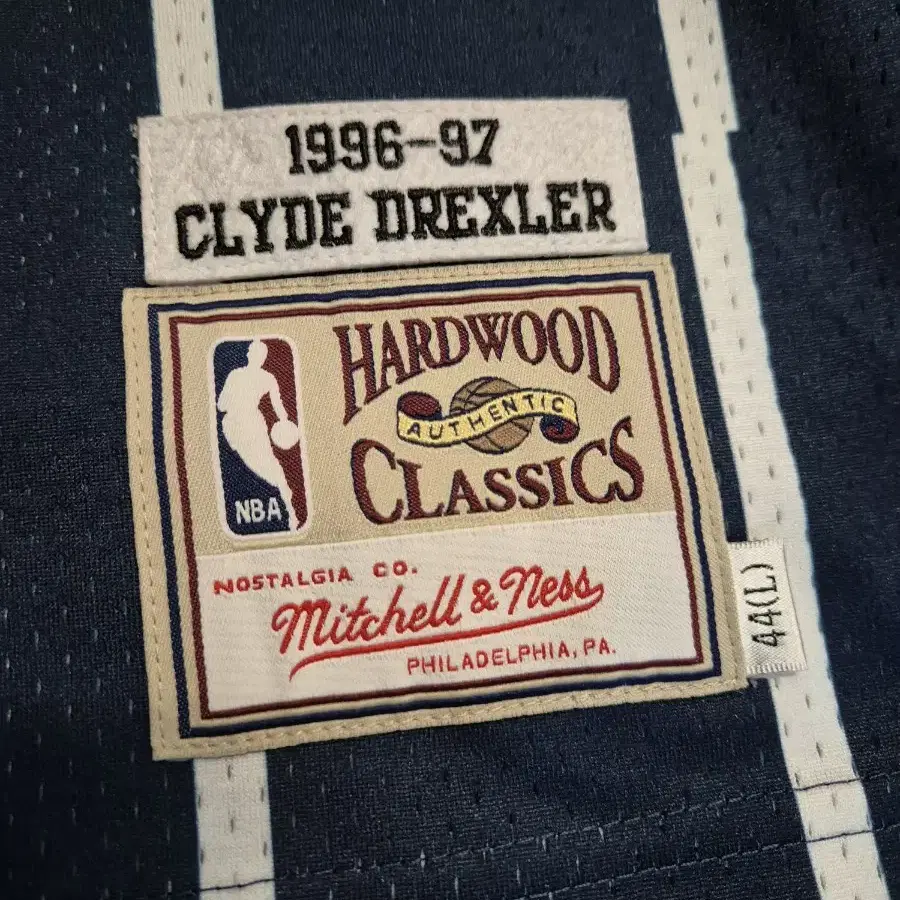 Houston rockets Clyde drexler 농구 져지 44 L