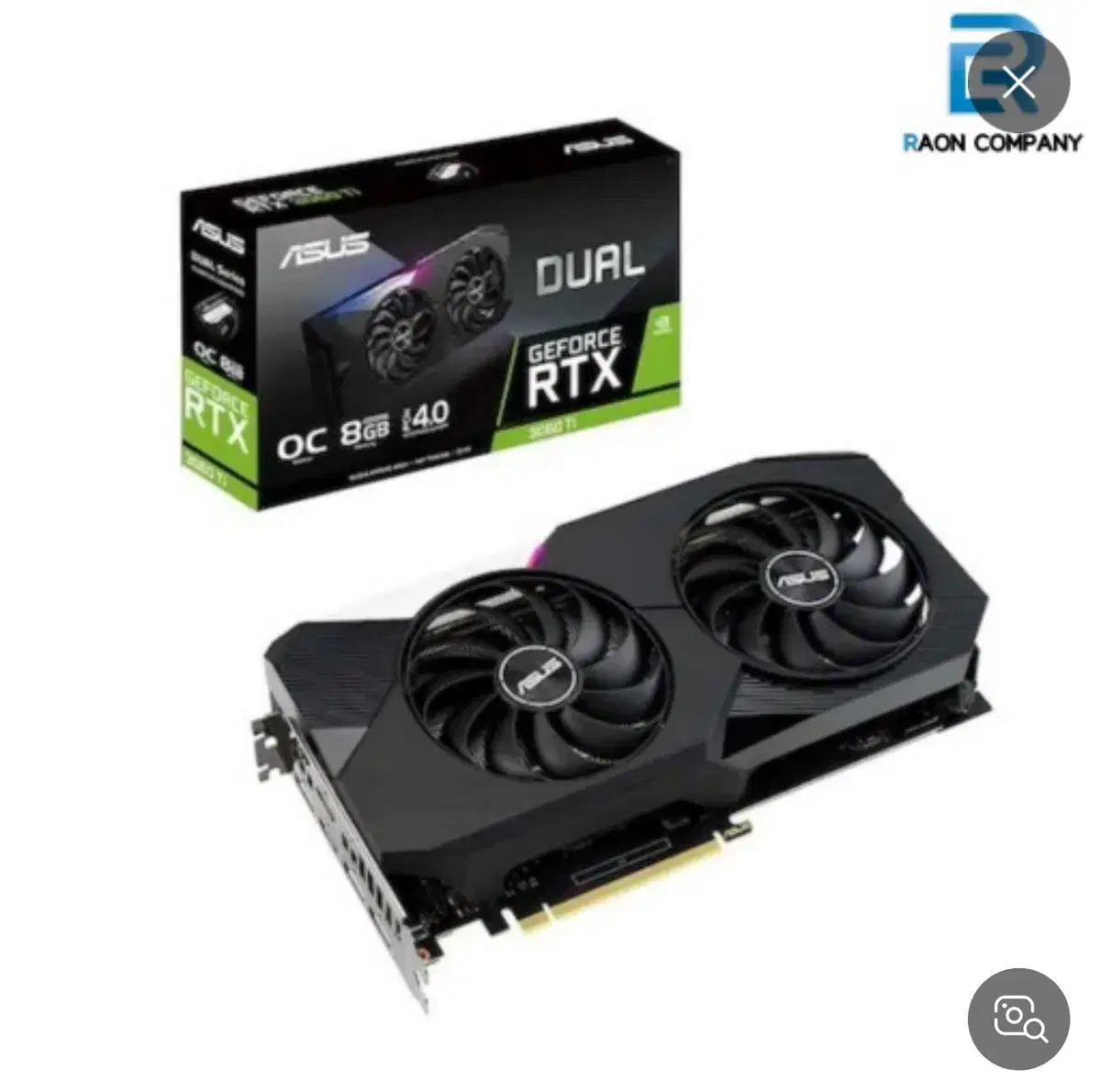 ASUS DUAL GeForce RTX 3060 Ti 08g OC D6X 8GB