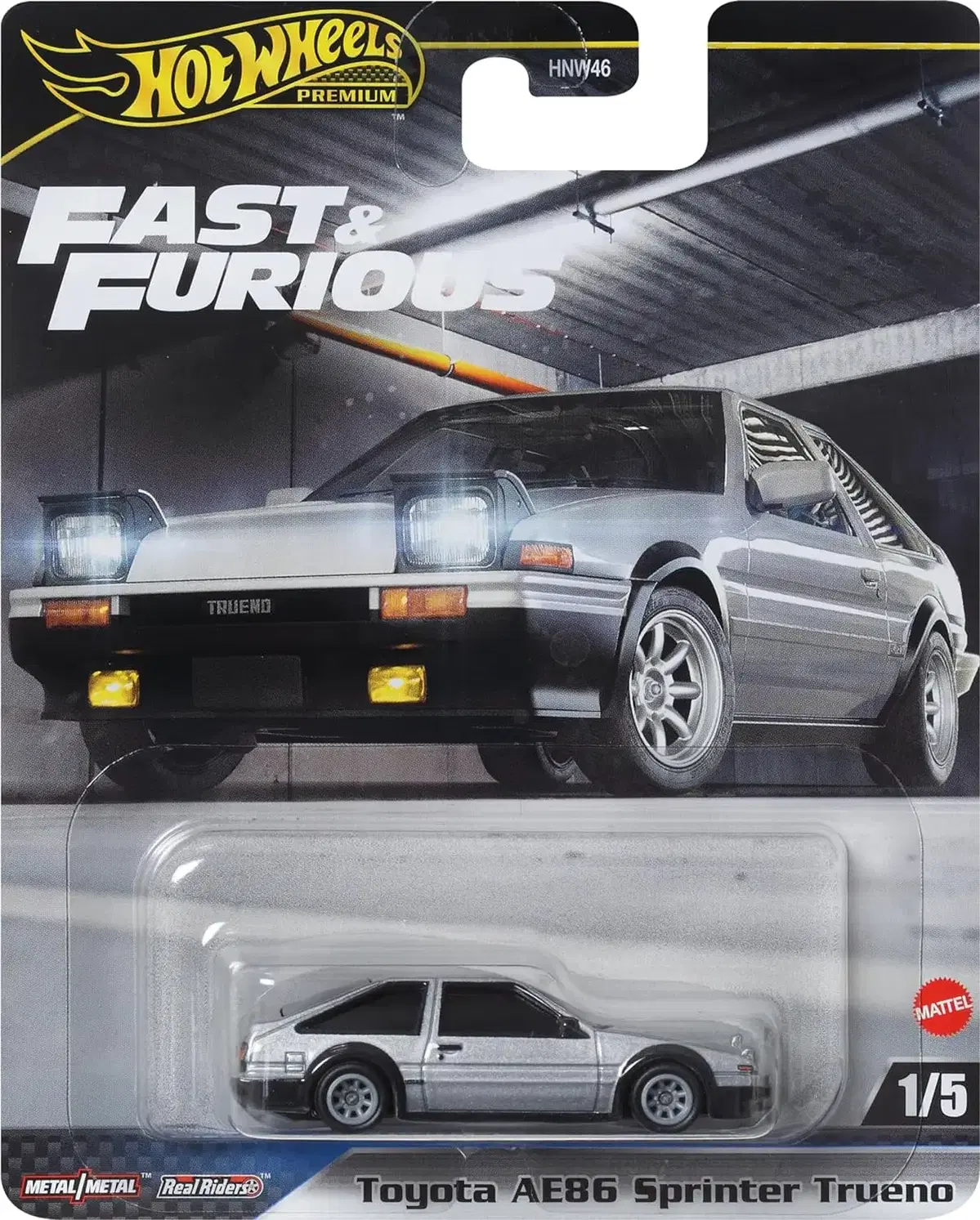 1:64 Hot Wheels Premium Toyota AE86 Sprinter Toreno