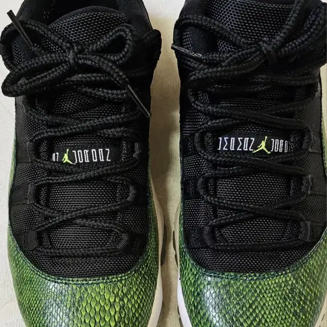 조던11 로우 녹뱀 Jordan 11 LowGreen Snakeskin