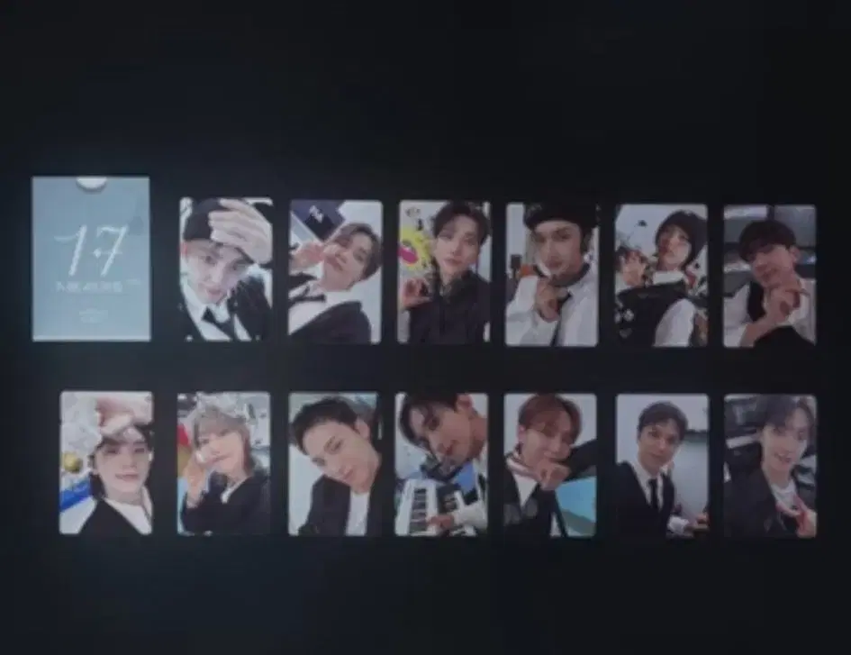 Seventeen photocard set maestro con selpo