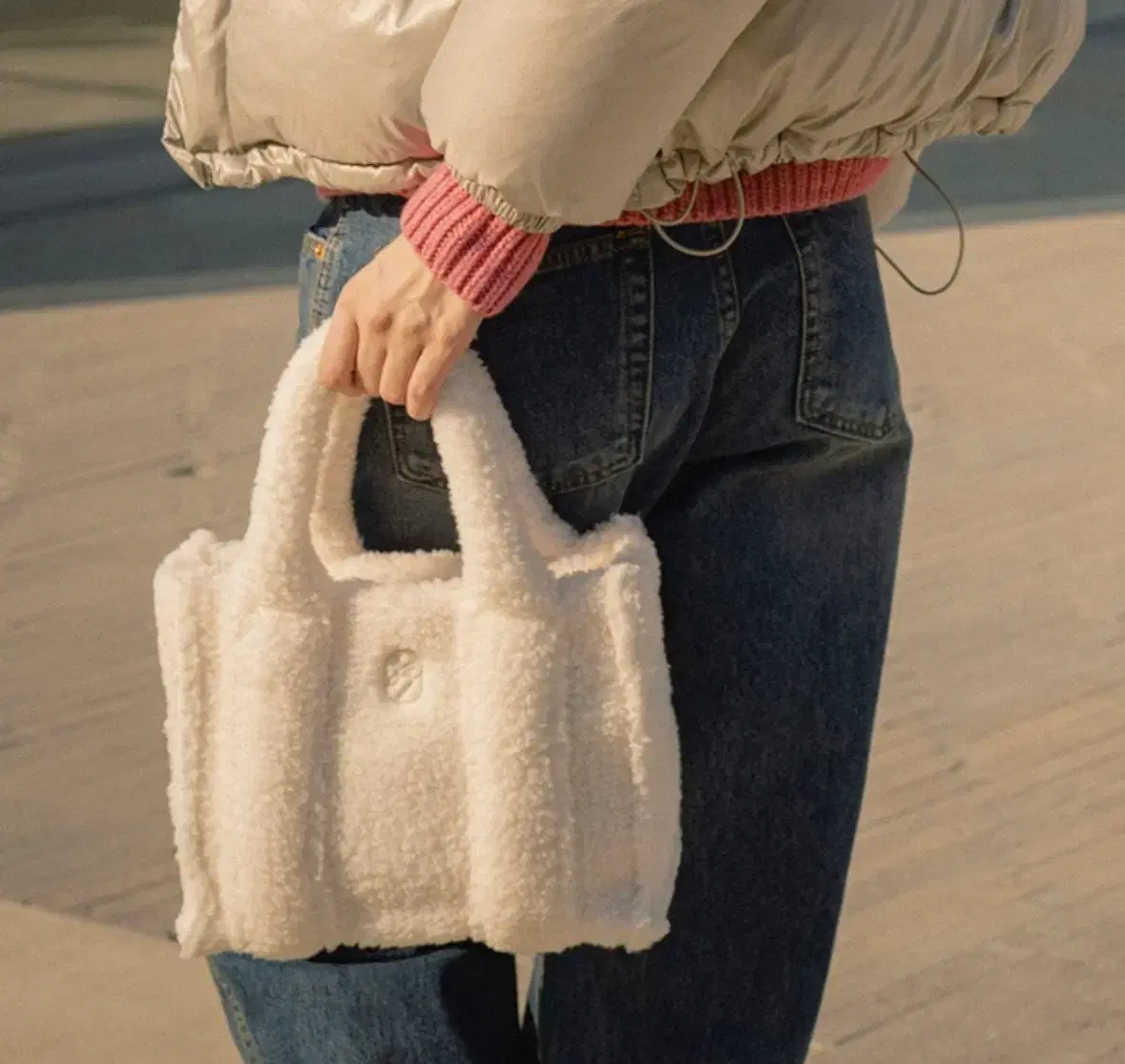 [New in Tacky Charm] Siage Fleece Shearling Tote