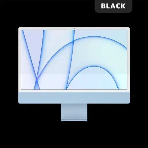 아이맥 24인치 블루색상