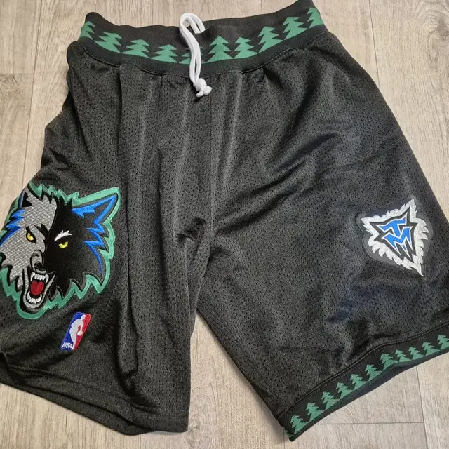 미네소타 Timberwolves 개임용 nba 농구 반바지 M