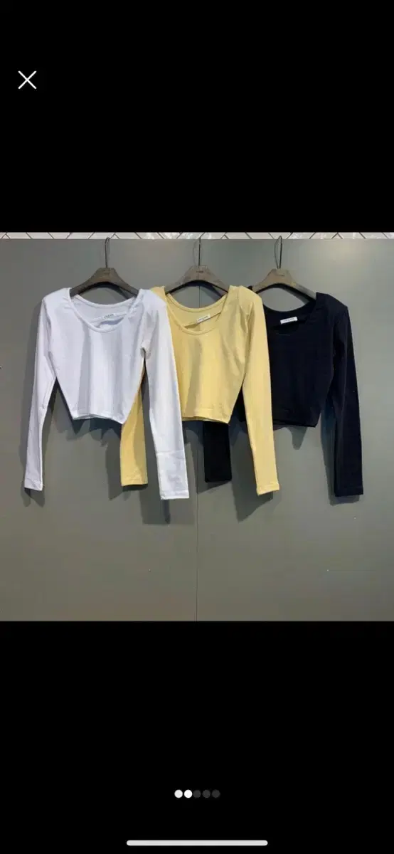 Diagonal Strap Shoulder Pad Long Sleeve Tee