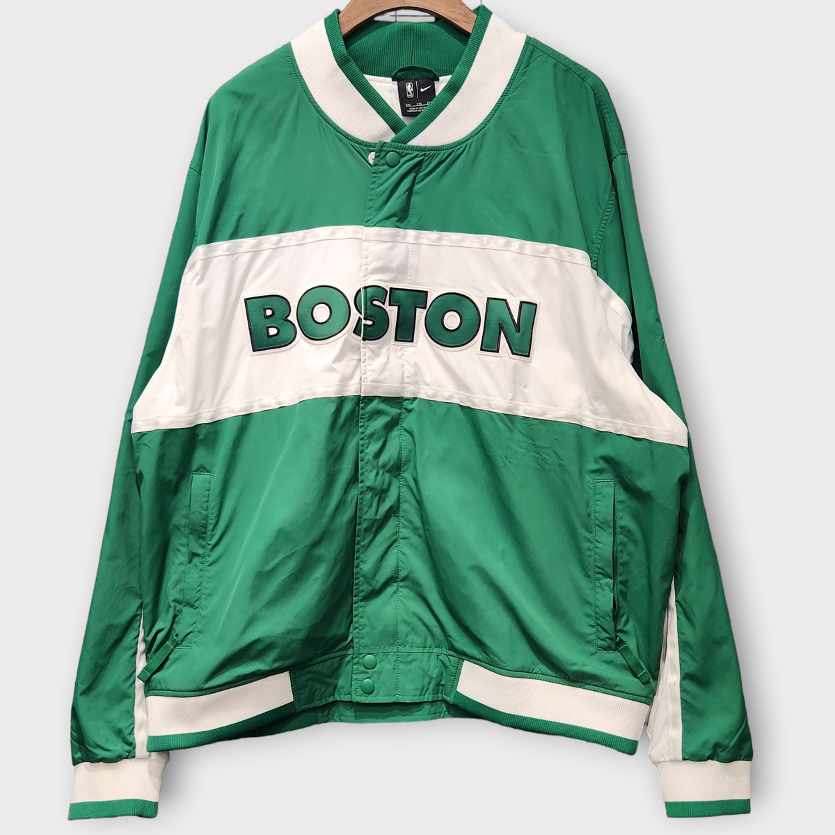 [XXL]NIKE NBA Nike Envy Boston Varsity Jacket