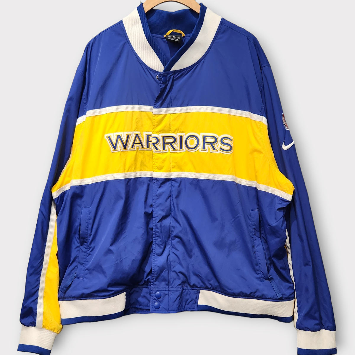 [XXL]NIKE NBA Nike Envy Golden State Varsity Jacket