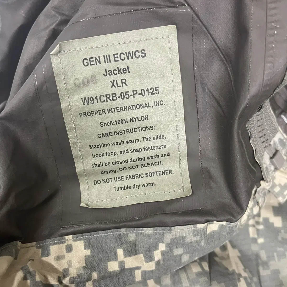 [us army] ecwcs gen3 고어텍스 바람막이 (XXL~)