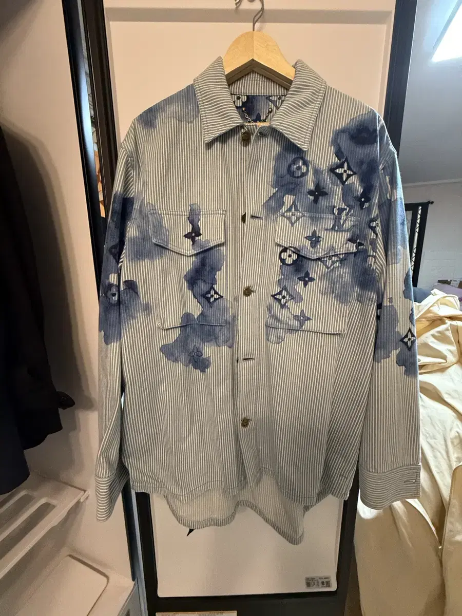 Louis Vuitton Watercolor Shirt Jacket Workwear Prada Dior Bottega Veneta Hermes