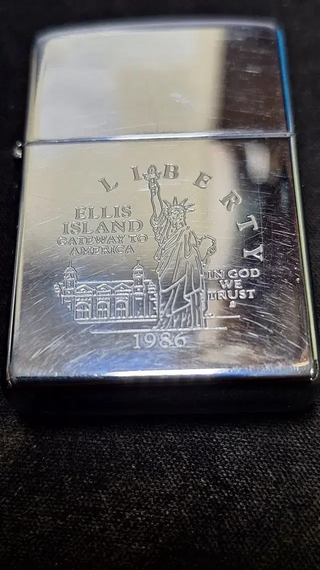 Zippo 지포라이터 Liberty Ellis Island 95년11월