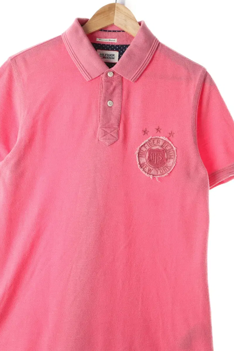 (L) Tommy Hilfiger Short sleeve kara T-shirt in pink amecage limited edition-C4F7