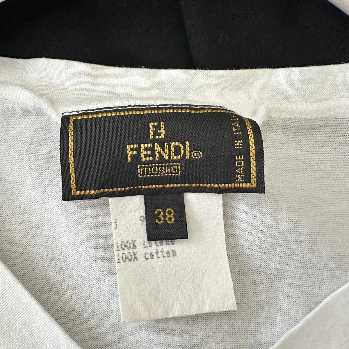 펜디 Fendi 로고 여성 프린팅 반팔 티셔츠