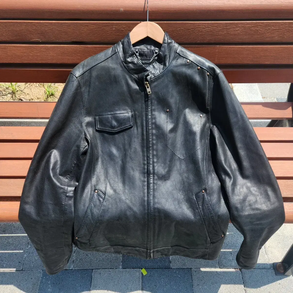 Levi's Red Loop Leather Jacket