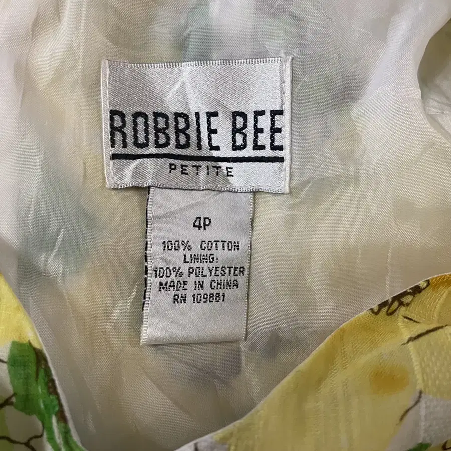 ROBBIE BEE 플로럴 플레어 원피스