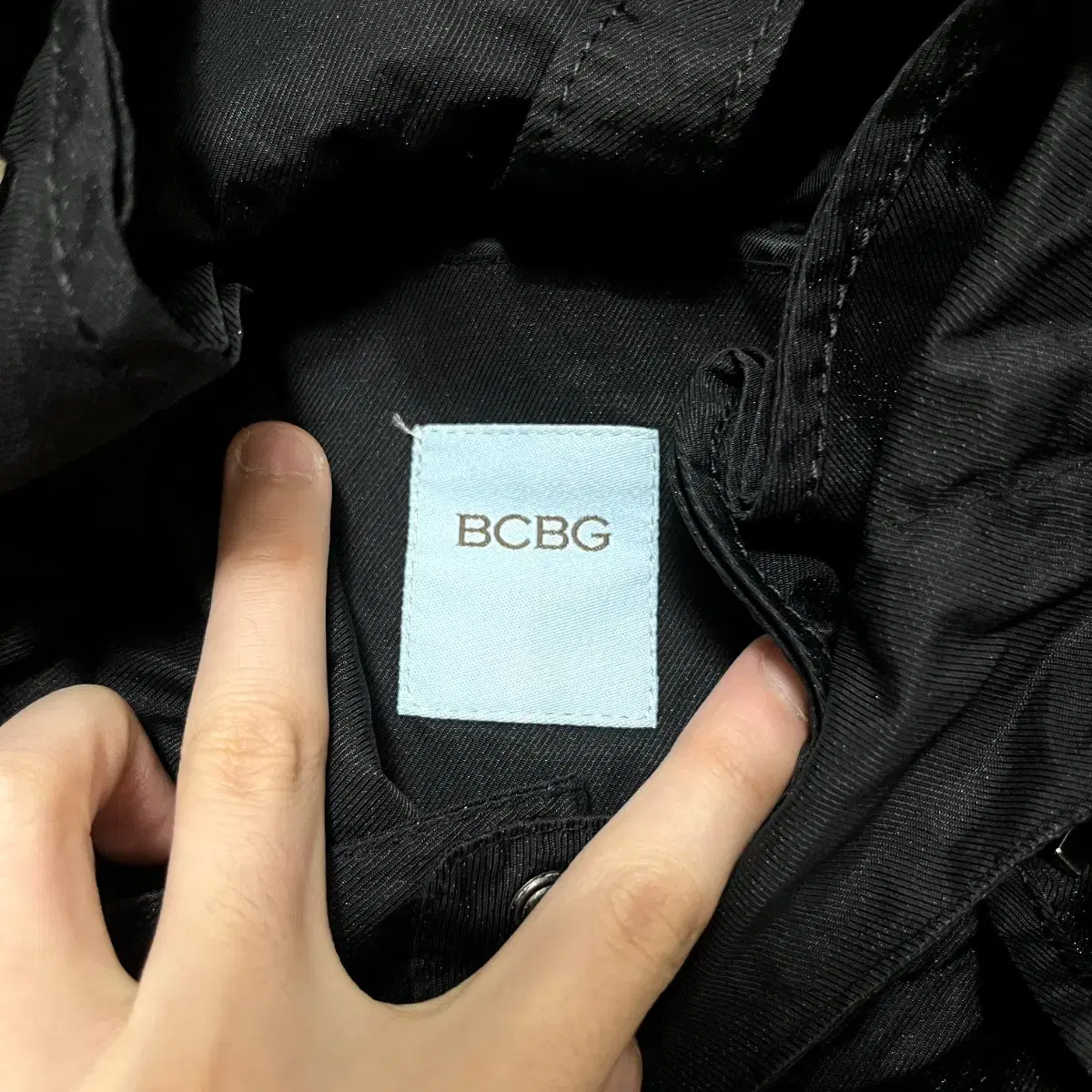 BCBG비씨비지 여성 롱 후드집업 바람막이 XS/85-94-155