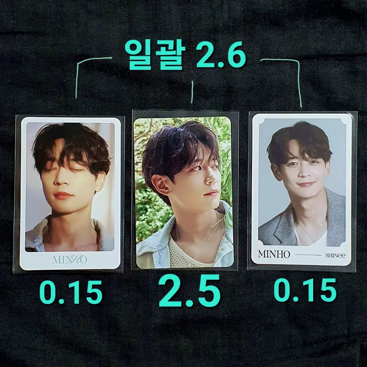 SHINee minho photocard Photocard SHINee Minho