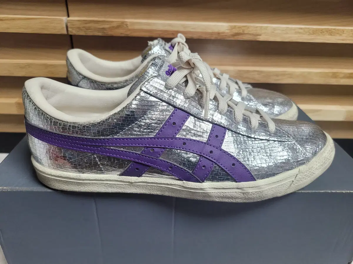 Onitsuka Tiger Fabre Silver Leather 250 Size S9