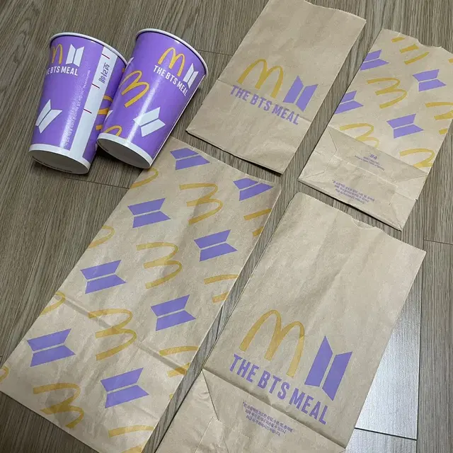 방탄 맥도날드 콜라보 새거 일괄