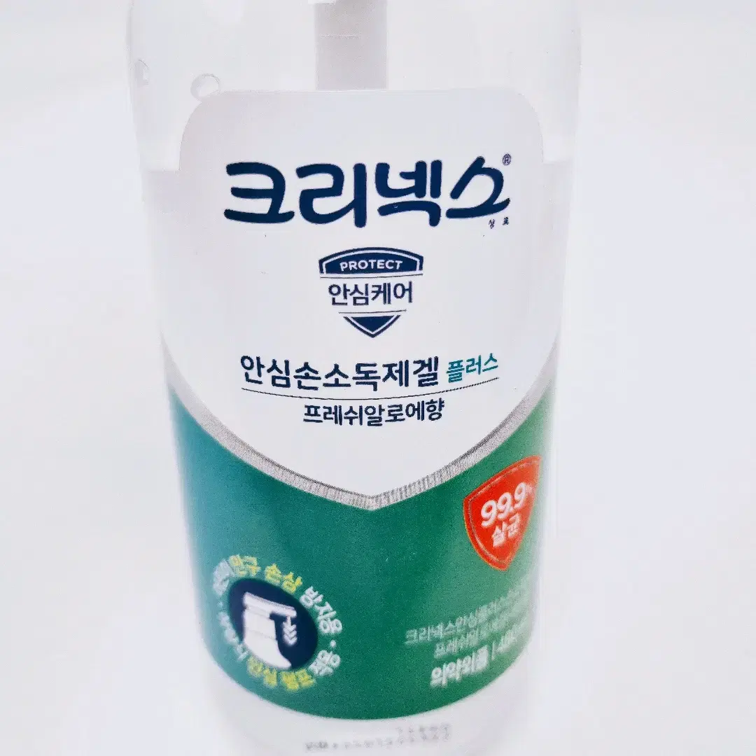 [리퍼] 크리넥스 안심손소독제겔플러스 프레쉬알로에향 480ml