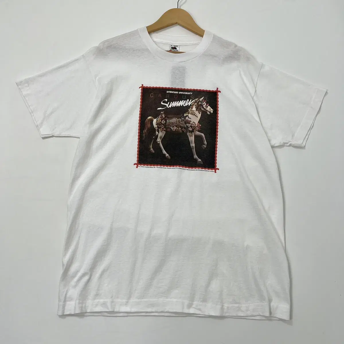 1990s USA Single-Stitch CAROUSFL Vahn Short Sleeve Tee