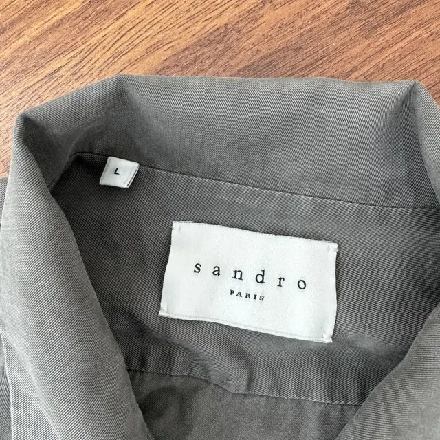 L sandro 산드로 워싱 남방 셔츠