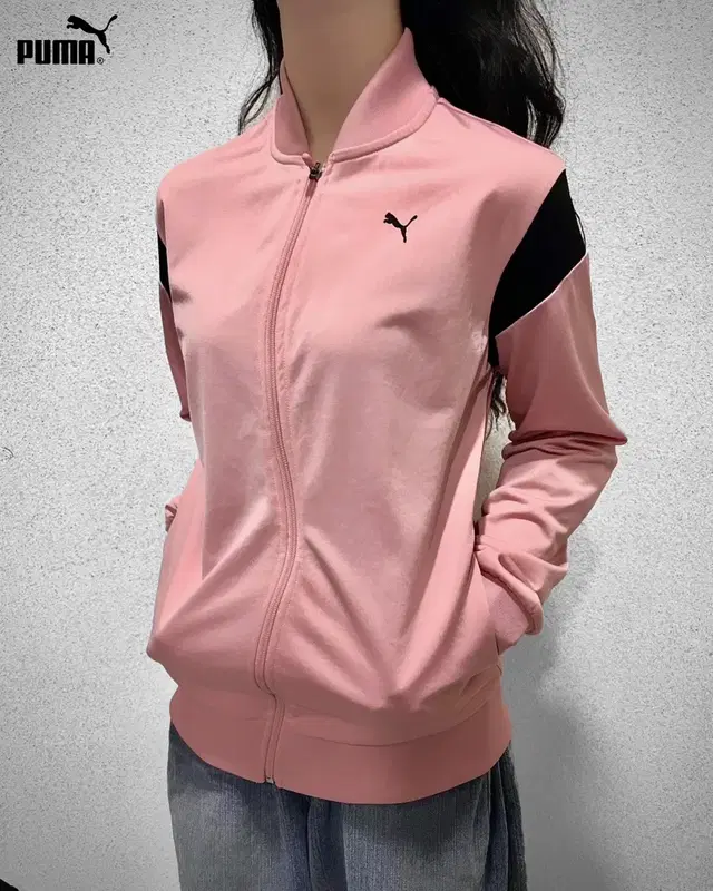 PUMA 푸마 빈티지 핑크 트랙 탑 져지 트레이닝 집업 자켓 퓨마