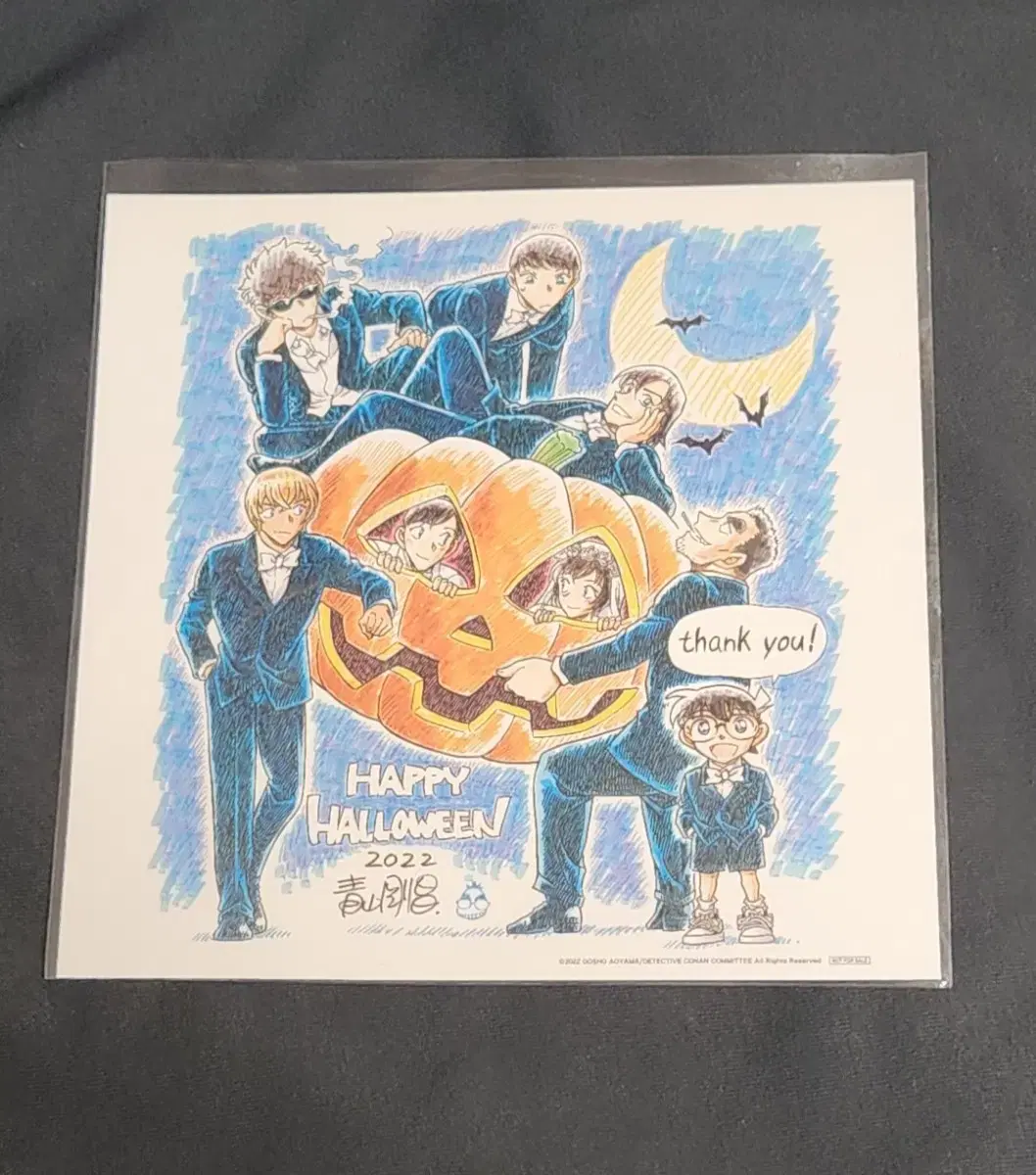 Detective Conan The Bride of Halloween movie pre-order benefit Merchandise