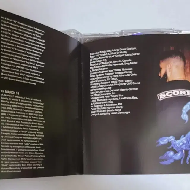 드레이크 Scorpions 앨범 시디 CD