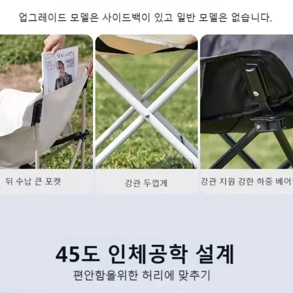 캠핑의자 2EA  새제품