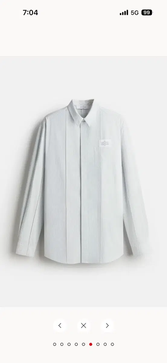 Rokh x H&M Button-down oversized shirt M