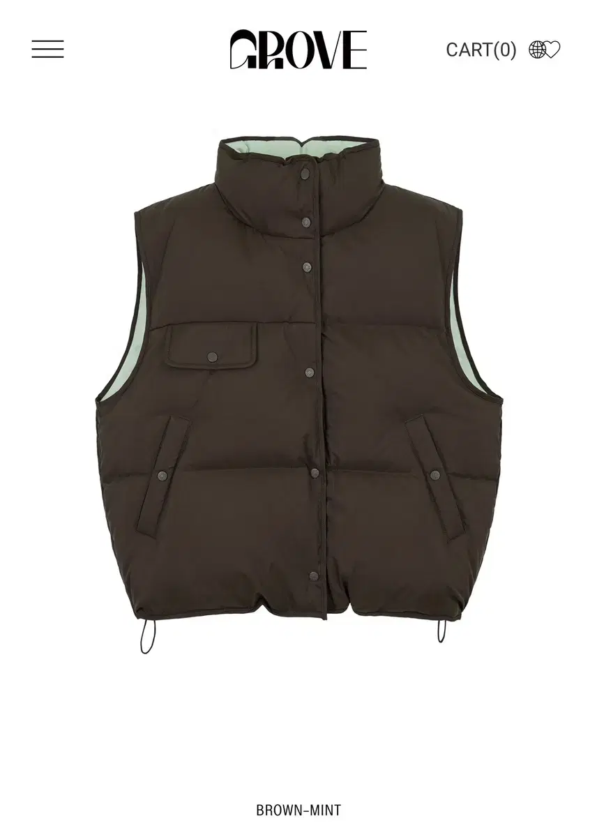 그로브 스토어 PATTY PADDING VEST