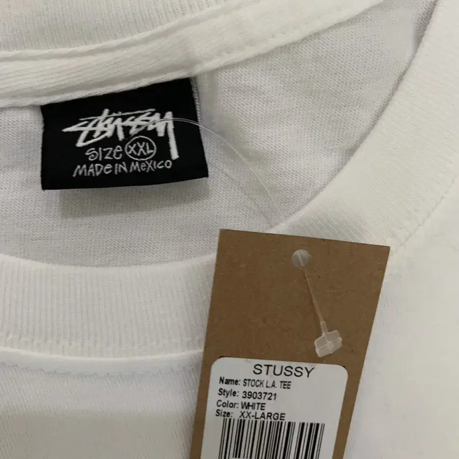 [XXL] stussy 스투시 스탁 LA 로스엔젤레스 반팔 티셔츠 흰색