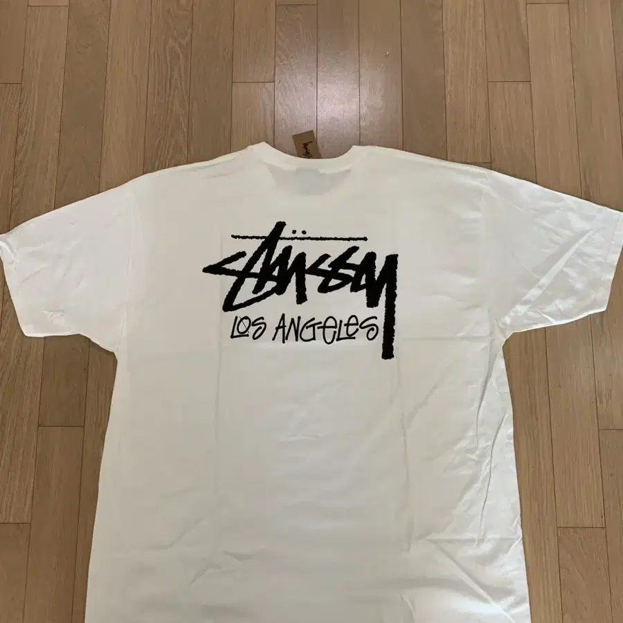 [XXL] stussy 스투시 스탁 LA 로스엔젤레스 반팔 티셔츠 흰색