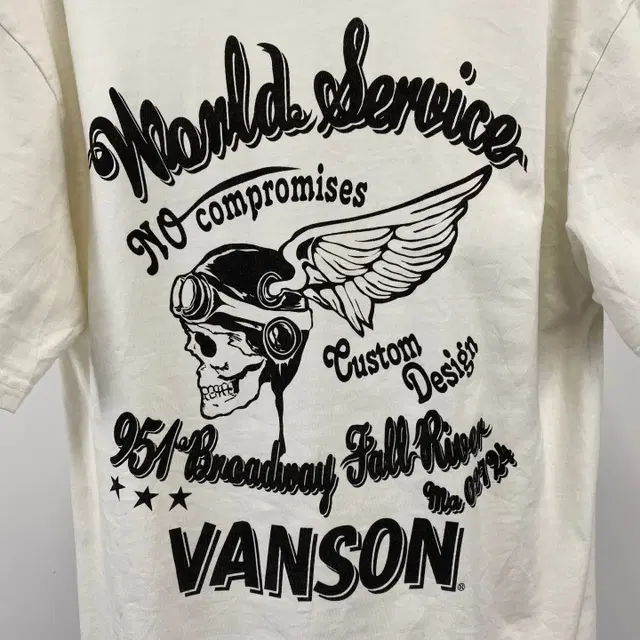 빈티지 VANSON made in USA 프린팅 티셔츠