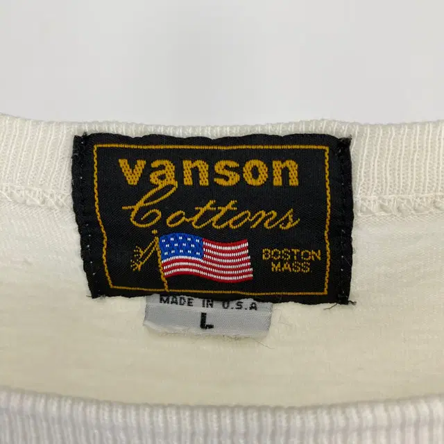 빈티지 VANSON made in USA 프린팅 티셔츠