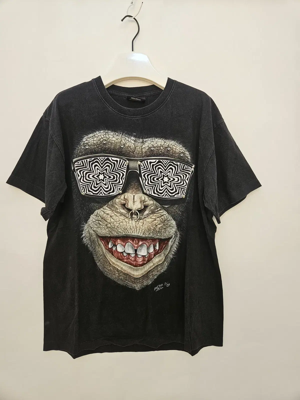 Monkey print short sleeve t-shirt for sale.