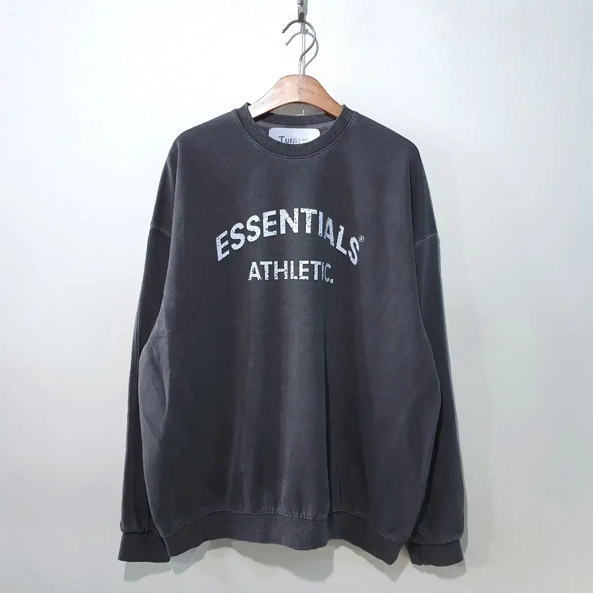 SS신상) 에센셜 A 피그먼트 맨투맨, 반바지 세트4color M~4XL