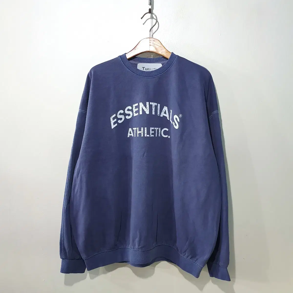 SS신상) 에센셜 A 피그먼트 맨투맨, 반바지 세트4color M~4XL