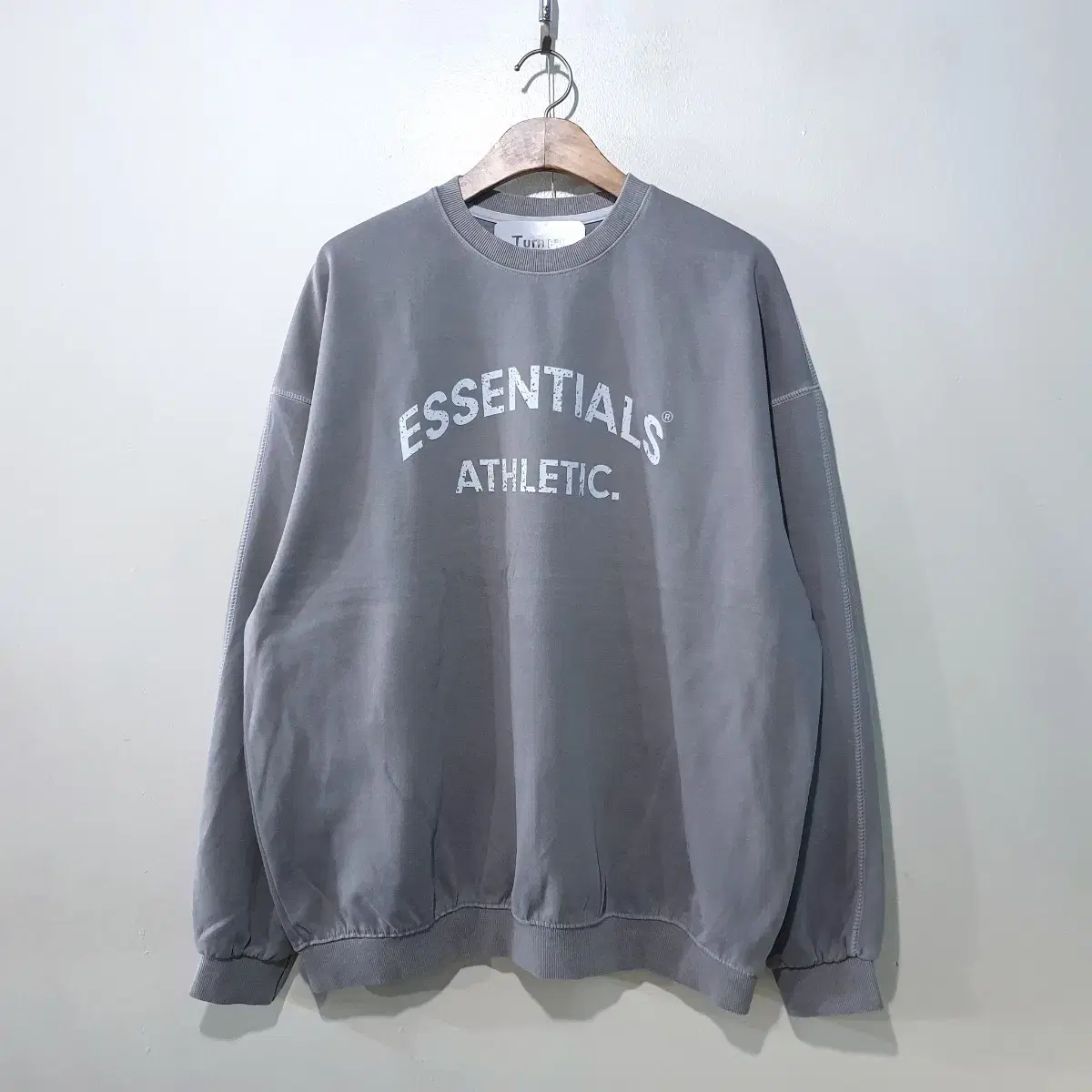 SS신상) 에센셜 A 피그먼트 맨투맨, 반바지 세트4color M~4XL