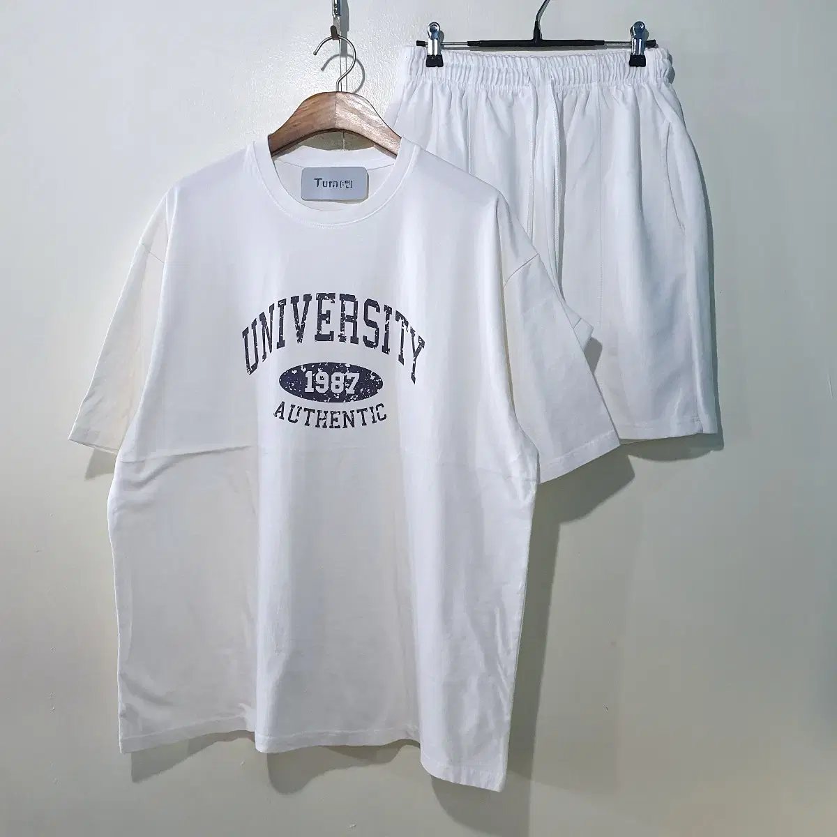 SS신상) 유니버시티 피그먼트 반팔세트 6color M~4XL