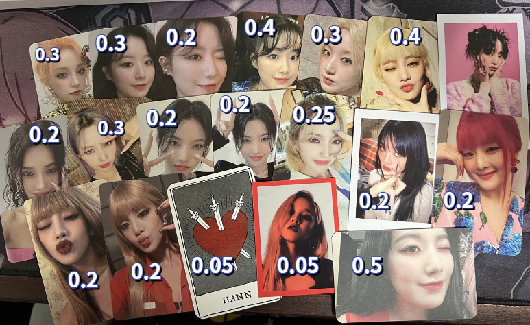 Gidles idle photocard Sells photo kards