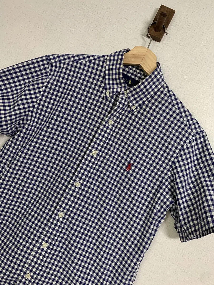 [S] Polo Ralph Lauren New Gingham Check Shirt Men's