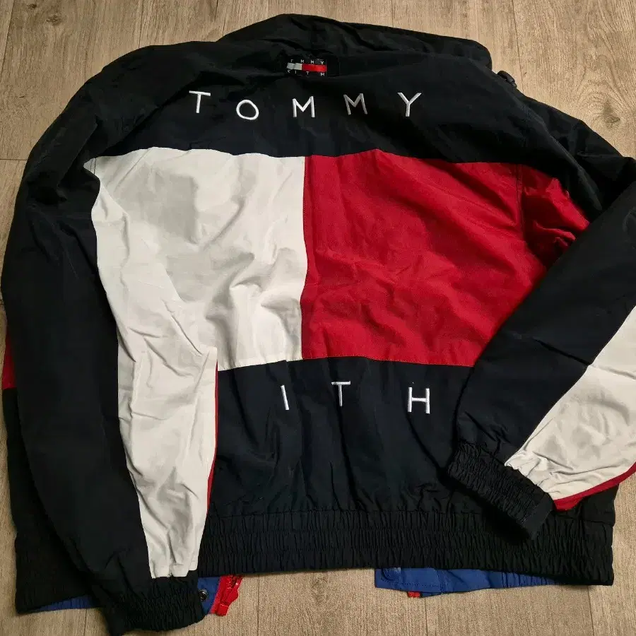 Tommy x kith reversible 잠바 자켓 Large 토미