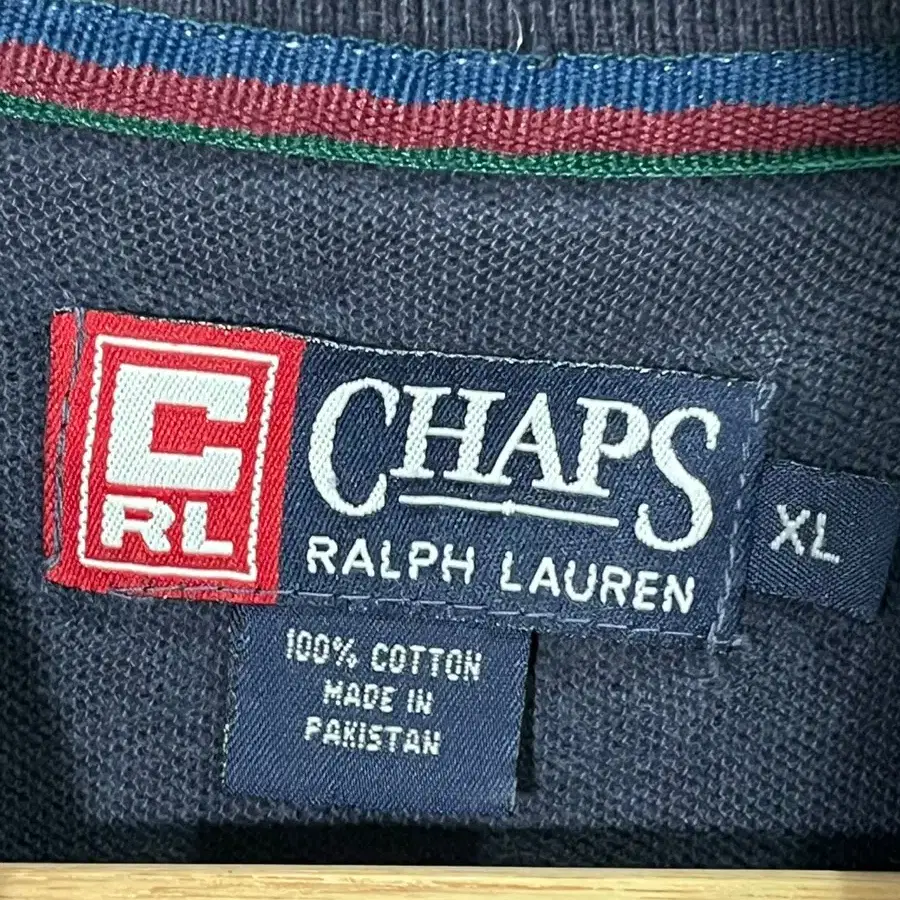 Chaps ralph lauren 네이비 로고 반팔XL